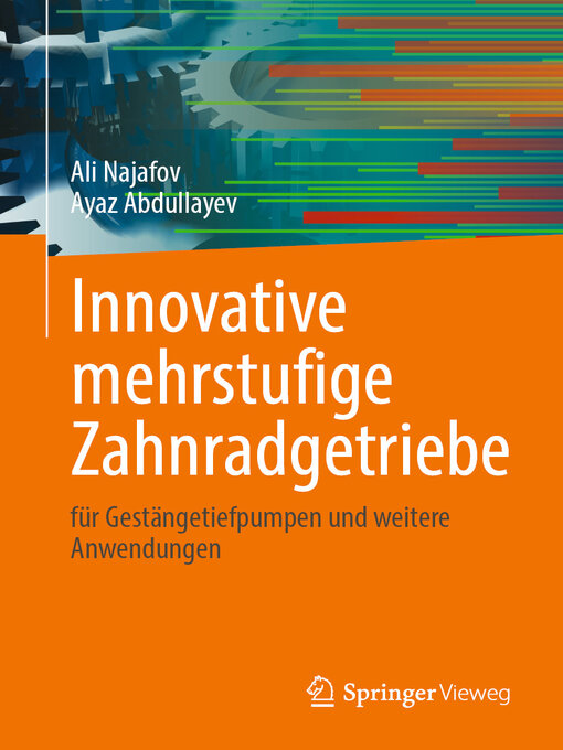 Title details for Innovative mehrstufige Zahnradgetriebe by Ali Najafov - Available